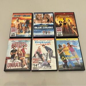 6 DVDs Movie Bundle
